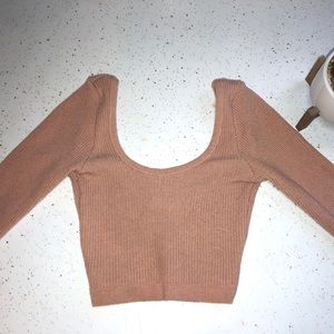 FASHION NOVA long sleeve crop top